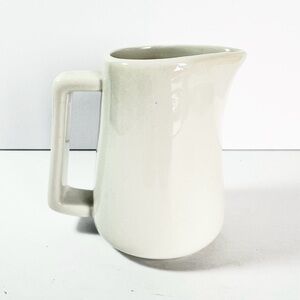 Vintage White creamer small pitcher Farmhouse cottagecore decor